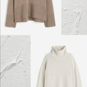 2 NWT sweaters 90% wool 10% cashmere